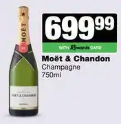Spar Tops Moet & Chandon Champagne-750ml offer