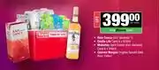 Spar Tops Rain Dance 1L+Castle Lite Cans 6x410ml+Mainstay Spirit Cooler Cans 6x440ml+Captain Morgan Rum 750ml offer