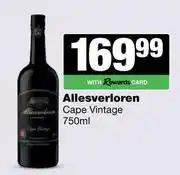 Spar Tops Allesvertoren Cape Vintage-750ml offer