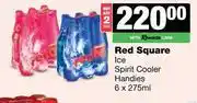 Spar Tops Red Square Ice Spirit Cooler Handies-For 2 x 6 x 275ml offer