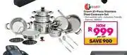 Game Tissolli Crown 21 Piece Stainless Steel Cookware Set 483927 offer