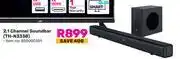 Game JVC 2.1 Channel Soundbar TH-N333B 850000301 offer