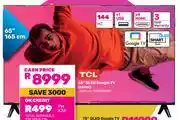 Game TCL 65 QLED Google TV 65P8K 850026046 offer