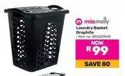 Game Miss Molly Laundry Basket Graphite 850009610 offer