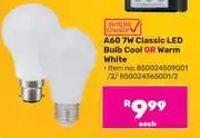 Game Simple Choice A60 7W Classic LED Bulb Cool Or Warm White 850024509001/2/850024565001/2 offer