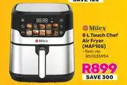 Game Milex 8L Touch Chef Air Fryer MAF105 850035954 offer