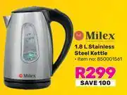 Game Milex 1.8L Stainless Steel Kettle 850001561 offer