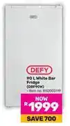 Game Defy 90L White Bar Fridge DBF90W 850003119 offer