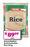 Game Econo Medium Grain Parboiled Rice-10Kg offer