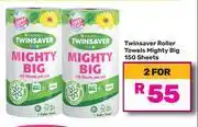 Game Twinsaver Roller Towels Mighty Big 150 Sheets-For 2 offer