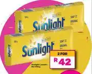 Game Sunlight Laundry Bar-For 2 x 500g offer