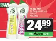 Spar Handy Andy All Purpose Cream Assorted-750ml Each offer