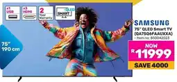 Game Samsung 75" QLED Smart TV offer
