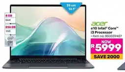 Game Acer e10 Intel Core i3 Processor offer