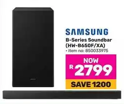 Game Samsung B-Series Soundbar offer