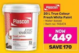Game Plascon True Colour Fresh White Paint offer