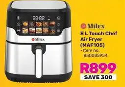 Game Milex Touch Chef Air Fryer offer