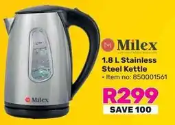 Game Milex Stainless Steel Kettle offer