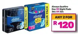 Game Always Quattro Day OR Night Pads offer