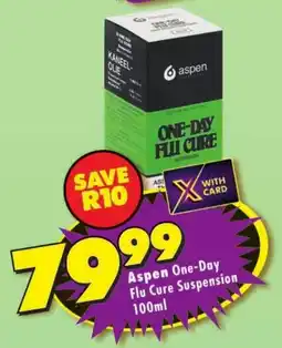 Shoprite Aspen One-Day Flu Cure Suspension offer