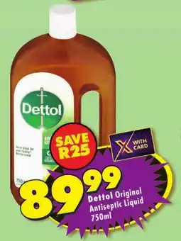 Shoprite Dettol Original Antiseptic Liquid offer