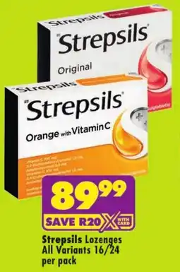 Shoprite Strepsils Lozenges All Variants offer