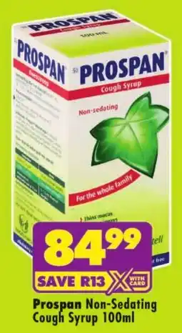 Shoprite Prospan Non-Sedating Cough Syrup offer