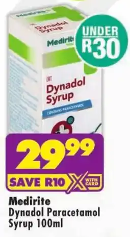 Shoprite Medirite Dynadol Paracetamol Syrup offer