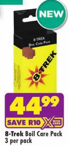 Shoprite 8-Trek Boil Care Pack offer