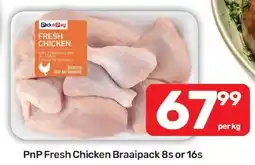 Pick n Pay Hypermarket PnP Fresh Chicken Braaipack offer