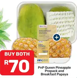 Pick n Pay Hypermarket PnP Queen Pineapple Prepack and Breakfast Papaya offer