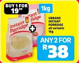 Usave Ubrand Instant Porridge offer
