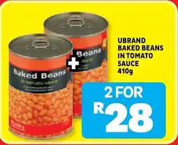 Usave Ubrand baked beans in tomato sauce offer