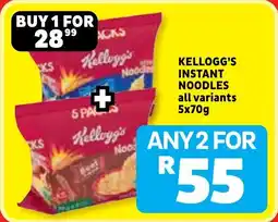 Usave Kellogg's instant noodles offer