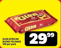 Usave Glen african blend tea bags offer