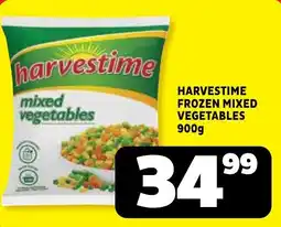 Usave Harvestime frozen mixed vegetables offer