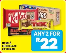 Usave Nestlé Chocolate offer