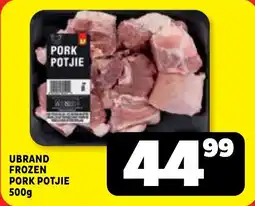 Usave Ubrand frozen pork potjie offer