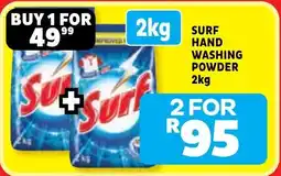Usave Surf hand washing powder offer