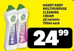 Usave Handy andy multipurpose cleaning cream offer