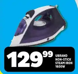 Usave Ubrand non-stick steam iron 1600w offer