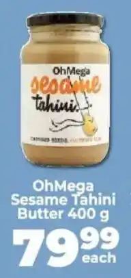 Food Lover's Market OhMega Sesame Tahini Butter offer