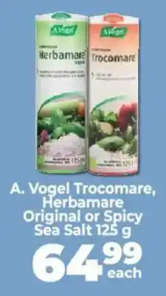 Food Lover's Market A. Vogel Trocomare, Herbamare Original or Spicy Sea Salt offer
