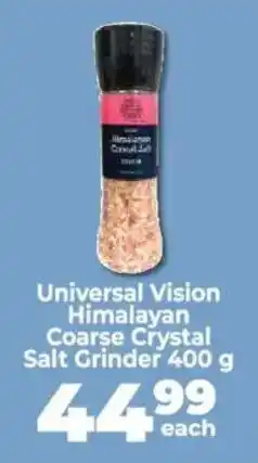 Food Lover's Market Universal Vision Himalayan Coarse Crystal Salt Grinder offer