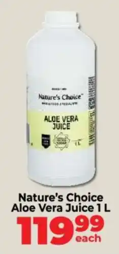 Food Lover's Market Nature's Choice Aloe Vera Juice offer