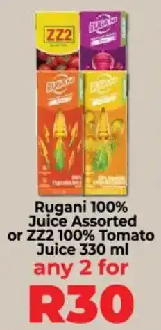 Food Lover's Market Rugani 100% Juice Assorted or ZZ2 100% Tomato Juice offer