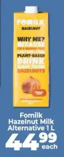 Food Lover's Market Fomilk Hazelnut Milk Alternative offer