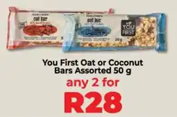 Food Lover's Market You First Oat or Coconut Bars Assorted offer
