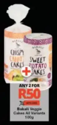Checkers Bakali Veggie Cakes All Variants offer