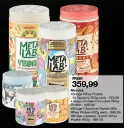 Checkers Metalab Bridge Whey Protein All Variants offer